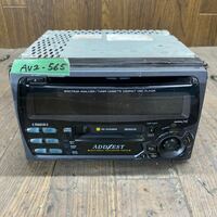 AV2-565 激安 カーステレオ ADDZEST clarion PD-2247A 0017177 CD カセット FM/AM プレーヤー 通電未確認 ジャンク