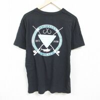 XL/古着 コロンビア Columbia 半袖 ブランド Tシャツ メンズ ワンポイントロゴ 釣り PFG 大きいサイズ コットン クルーネック 濃グレー 24f