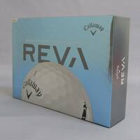 Callaway REVA レディース ホワイト 1箱 12球 2021年 キャロウェイ レヴァ 2ピース レディース ロング＆ストレート イージーヒット