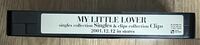 MY LITTLE LOVER singles collection Singles & clips collection Clips 店頭用ビデオ 非売品