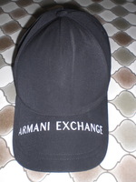 ARMANI　EXCHANGE　A/Xアルマーニエクスチェンジ　キャップ　黒　帽子　EUR UNI　9540470A817