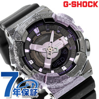 G-SHOCK Gショック クオーツ GM-S114GEM-1A2 ユニセックス 腕時計 カシオ casio アナデジ ブラック パープル 黒