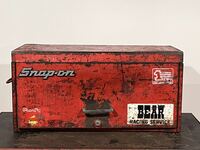87年製 SNAP ON KRA-53 ビンテージ ツール ボックス キャビネット トップ チェスト 工具箱 道具箱 スナップオン USA KENOSHA 赤 オールド