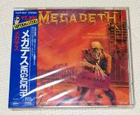 CD　MEGADETH メガデス　PEACE SELLS...BUT WHO'S BUYING？/TOCP-6537
