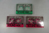 ◆新品未開封 TEAC(ティアック) SOUND-Xシリーズ最強カセットテープ メタルリール オープンリールサウンド 46X ×3本 SOUND EXTRA NORMAL