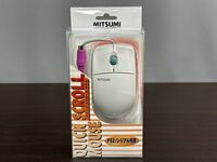 未使用品 MITSUMI ミツミ クイックスクロールマウス ECM-S5004 PS2/シリアル共用