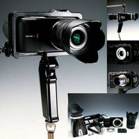 Blackmagic　Pocket Cinema Camera＆Redrock Micro retroflex Ｌｕｍｉｘレンズ　Cマウントレンズアダプター付き