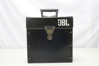JBL LP レコードケース 革製バッグ レザー製(D2728)