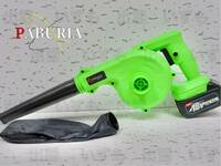 【新発売新型モデル】PABURIA 黄緑 新品 マキタ18vコードレス 互換 充電式ブロワ、集塵袋セット【領収書発行可能】