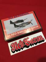 A7581●VHS ビデオテープ【1st.RED BARON AIR SHOW IN RYUGASAKI 1995 5/3.4.5 限定版】FLY AS FRIENDS ステッカー付き