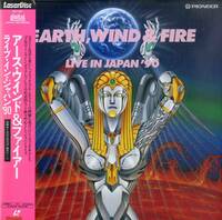 B00180911/LD/アース、ウインド＆ファイアー (EW&F)「Earth Wind & Fire Live In Japan 90 (1990年・PILP-1011・ソウル・SOUL・ファンク