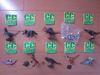 ★海洋堂　恐竜模型図鑑C,C,ザウルス　黄色パッケージ　10種コンプセット