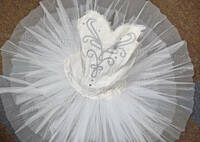 chacott チャコット 女子バレエ クラシックチュチュ 白鳥 バレエ衣裳 ホワイト サイズ3(お子様用)