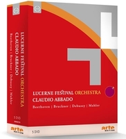 【アバド晩年の輝き】Lucerne Festival Orchestra -The First 5 Years :Beethoven, Bruckner, Debussy, etc　5枚組　ポリーニ、ブレンデル