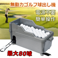 1円 未使用 ゴルフ 球出し機 ゴルフボール ディスペンサー 無動力 打ちっぱなし ゴルフ練習 自動 オート ペダル式 ティーアップ od334
