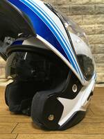 SHOEI NEO TEC2 SEPARATOR システムヘルメット 2020/11製造品 57ｃｍ Mサイズ チークパッドは31mm未使用品です