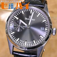 本物 極上品 ダマスコ DK105 エレガントアクセサリー マニュアルワインディング メンズウォッチ 紳士手巻腕時計 cal.H35-1 DAMASKO