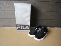 試着のみ FILA フィラ Kids Memory Enkoro 2 Shoe スニーカー キッズ ウォーキングランニング シューズ 18cm 1231230 ブラック/ホワイト