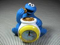 ★☆★ 貴重 かわいい！ クッキーモンスター Cookie Monster セサミストリート 時計 動作品　★☆★