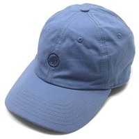 マムート MAMMUT ベースボール キャップ 帽子 6P ワンポイント ロゴ刺繍 ブルーグレー L/XL 美品