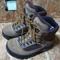 イタリア製 SARIO 本革防水GORE-TEX トレッキングブーツ 22cm 茶系 ゴアテックス　Made in Itary 登山靴　ハイキング 