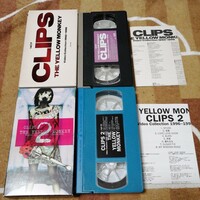 動作未確認 THE YELLOW MONKEY イエローモンキー CLIPS Video Collection 1992～1996 クリップス 1996～1998 クリップス2 ビデオ 2本セット