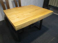 1135　アウトレット　楠　座卓　ローテーブル　一枚板　テーブル　一枚板テーブル　ダイニング　カウンター　ベンチ