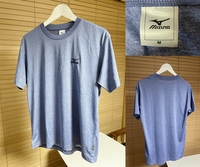 【激安1点のみ 国内正規品】mizuno ミズノ ポリエステル100% ロゴ 半袖 Tシャツ サイズ M ブルー系 K2JA7S01 USED