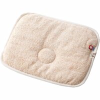 オーガニックコットン100％ 今治タオルの やさしい肌ざわりの ベビー枕 25×20cm 新生児から使える