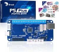 Brook P5 Plus Fighting Board P5プラス ファイティングボード アーケードコントローラー 変換基板 Game PS4 Switch PC タッチパッド