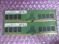 R149★SAMSUNG DDR4 PC4-2400T-UA2-11 8GB×2　計16GB 動作品