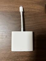 【美品】純正品 Apple アップル 純正品 AV アダプタ HDMI 変換ケーブル iiPad AIr TYPE-C コネクター