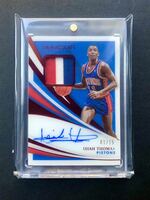 【Isiah Thomas】2020-21 Panini Immaculate 直書サイン 3Color Patch Auto #PA-IST 1/15！Hot！！