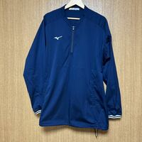 MIZUNO ミズノ ピステ サイズO XL ナイロン ハーフジップ　トレーニングウエア　ネイビー　紺色　ジャケット 
