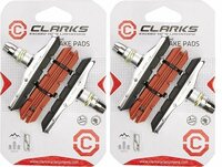 Clarks - 72mm XTR 2セット　アップグレードパッド ブレーキパッド　ブレーキシュー