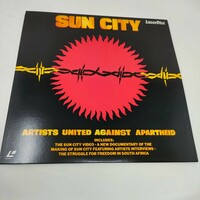 サン・シティ SUN CITY/アパルトヘイトに反対するアーティストたち/　LD レーザーディスク、SM058-3050　再生確認済み　即決　送料込み