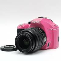 【希少、ほぼ新品：ショット数僅か203枚】PENTAX K-x 18-55mm レンズキット ピンク　　　　　　　　　　　　　　　　　　　　　　YA403015