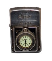 ZIPPO　 U.S.TRADITIONAL TIME LITE タイムライト 時計付き　1996年製　USA製　限定生産　シリアルナンバー　ジッポー　喫煙具