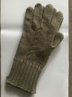 SOZZI ソッツィ　カシミヤ　ニットグローブ　手袋 グレージュ　Ｓサイズ　イタリア製　希少アイテム　送料無料