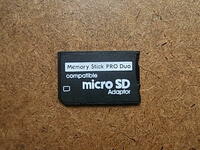 ★TFカード→メモリースティック PRO Duo 変換アダプタ マイクロSD SDHC SDXCカード対応　送料120円