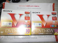 新品 SONY DVD-RW 10枚パック 2個