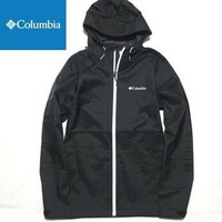 新品◆コロンビア ナイロンジャケット フーデッドジャケット 黒 Mサイズ◆Columbia 撥水 登山 キャンプ