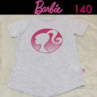 新品☆海外購入 Barbie 半袖Tシャツ 140 グレー バービー