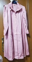 美品　ピンク　ロングコート　トレンチコート　11号　Lサイズ　スプリングコート