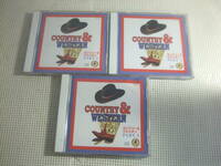 レ　CD３枚セット☆COUNTRY＆WESTERN　PART1・２・３☆中古