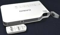 1円スタート 使用時間 55H(使用時間短い) CASIO カシオ XJ-A257 3000ルーメン WXGA HDMI リモコン付 スリムモデル プロジェクター(NS55(F)