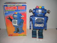 堀川玩具　当時物　SOUNDING ROBOT　サウンディングロボット　昭和レトロ　ビンテージ　箱傷みあり　サウンドロボット