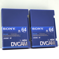 2本 SONY PDV-64N スタンダード DVCAM テープ 64分 業務用テープ 未使用 2本まとめてセット ソニー HDV DV DVCAM