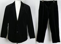 23AW Supreme Velvet Suit Black SIZE jacket L pant 34 シュプリーム ベルベット スーツ ジャケット パンツ b7878