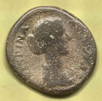 セレウコス朝シリア　テトラドラクマ銀貨　大型銀貨　デメトリオス/シュケ女神　BC153 
